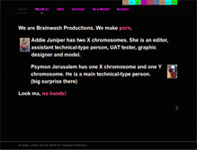 Tablet Screenshot of brainwashadult.com